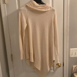 STYLUS Cream Cowl Neck Sweater